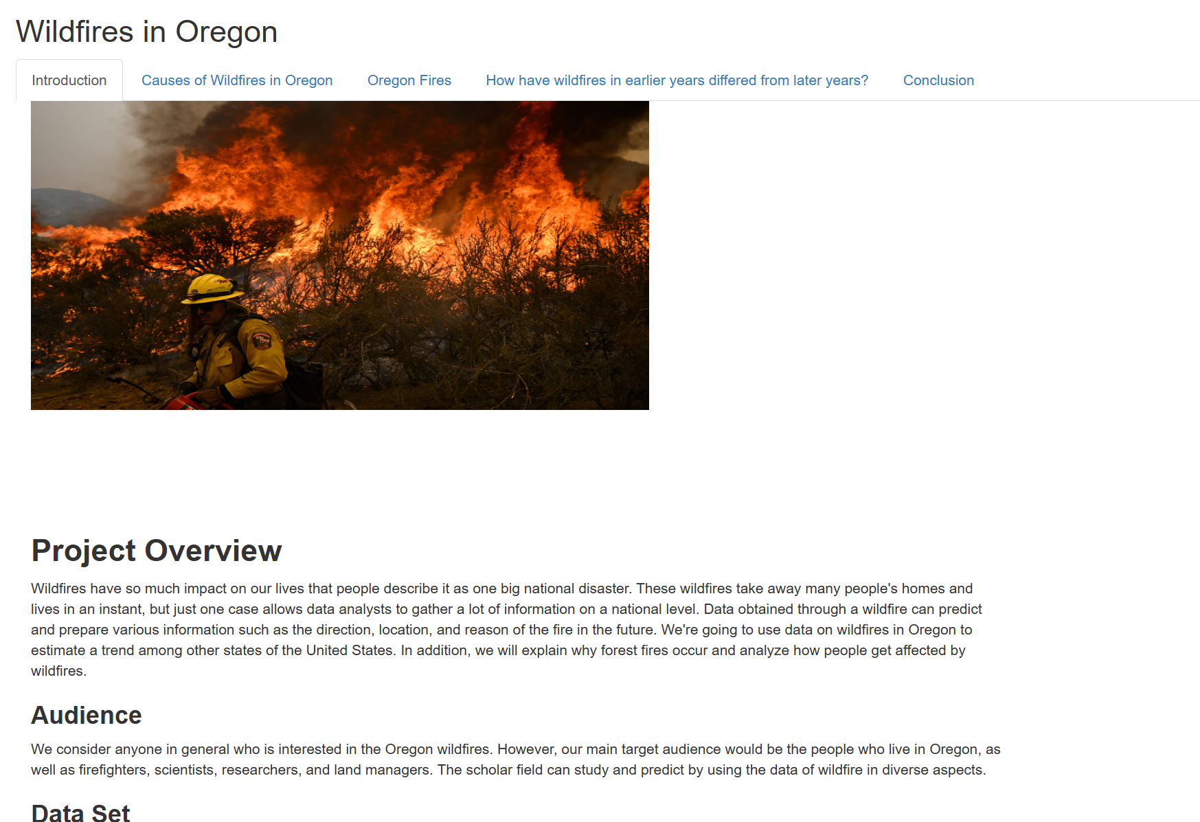 Oregon Wildfires